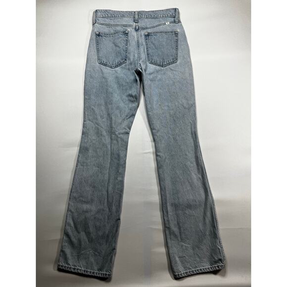 Aritzia Sunday Best Women's Straight Leg Denim Cowboy Jeans - Size 6 (28x32) - Picture 2 of 6